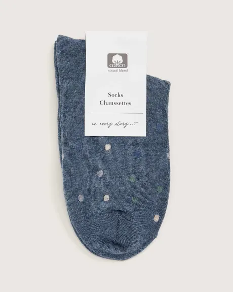 Chaussettes courtes tendance, pois - In Every Story
