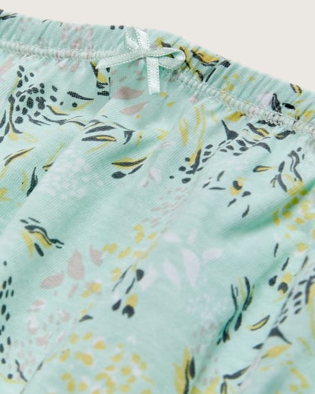 Culotte échancrée en coton imprimé - tiVOGLIO