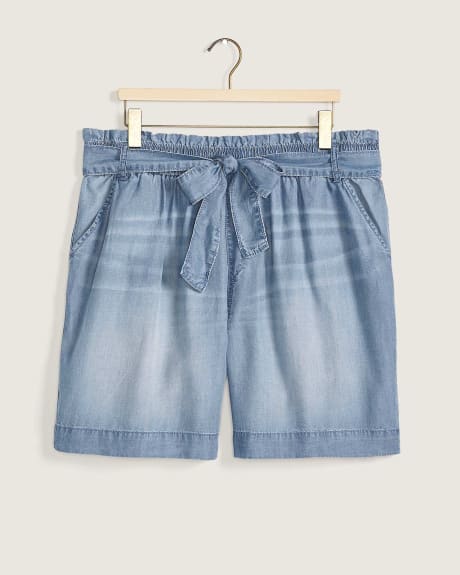Responsible Tencel Short With Sash Belt - d/C Jeans
