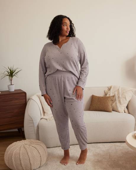 Waffle Knit Jogger Pyjama Pant - ti Voglio