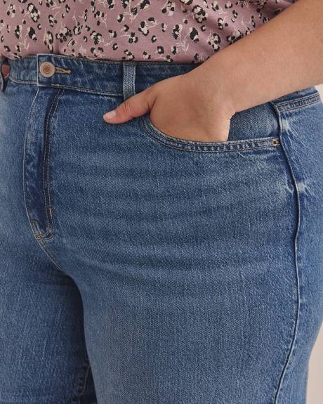 High-Rise Barrel-Leg Jeans - d/C JEANS