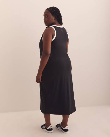 Responsible, Black Sleeveless Maxi Dress - Active Zone
