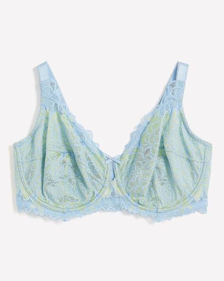 Soutien-gorge non doublé en dentelle avec armatures - Déesse Collection