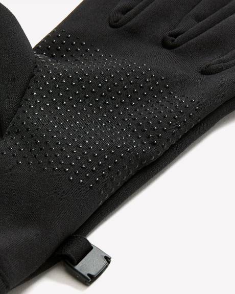Black Knit Gloves - Active Zone