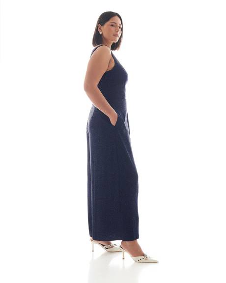 Woven Sleeveless Jumpsuit - Addition Elle