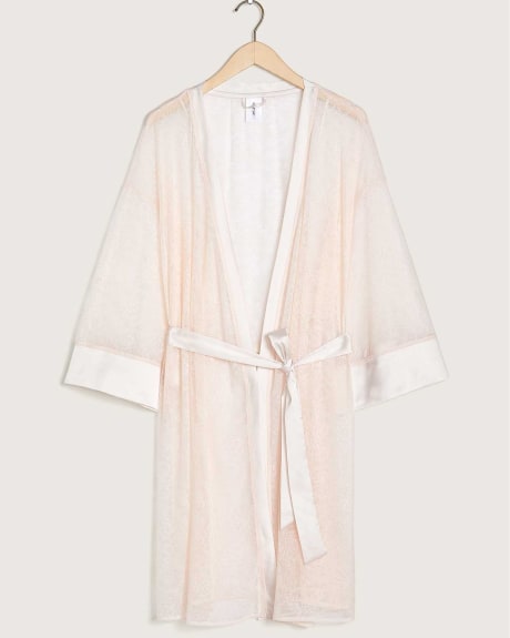 Boudoir Lace Dressing Gown - Déesse Collection