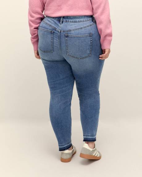 Jean usé à jambe étroite, coupe 1948, délavé moyen, tissu responsable - d/C JEANS