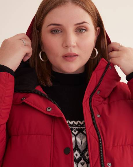 Responsible, Puffer Jacket with Hidden Hood