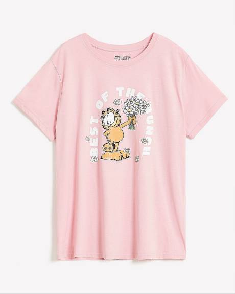 Short-Sleeve License Tee with Garfield Print - PENN. Essentials