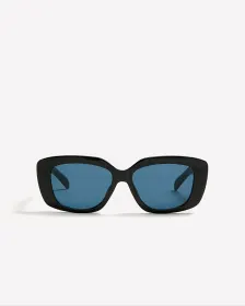 Fashion Rectangle Plastic Frame Sunglasses