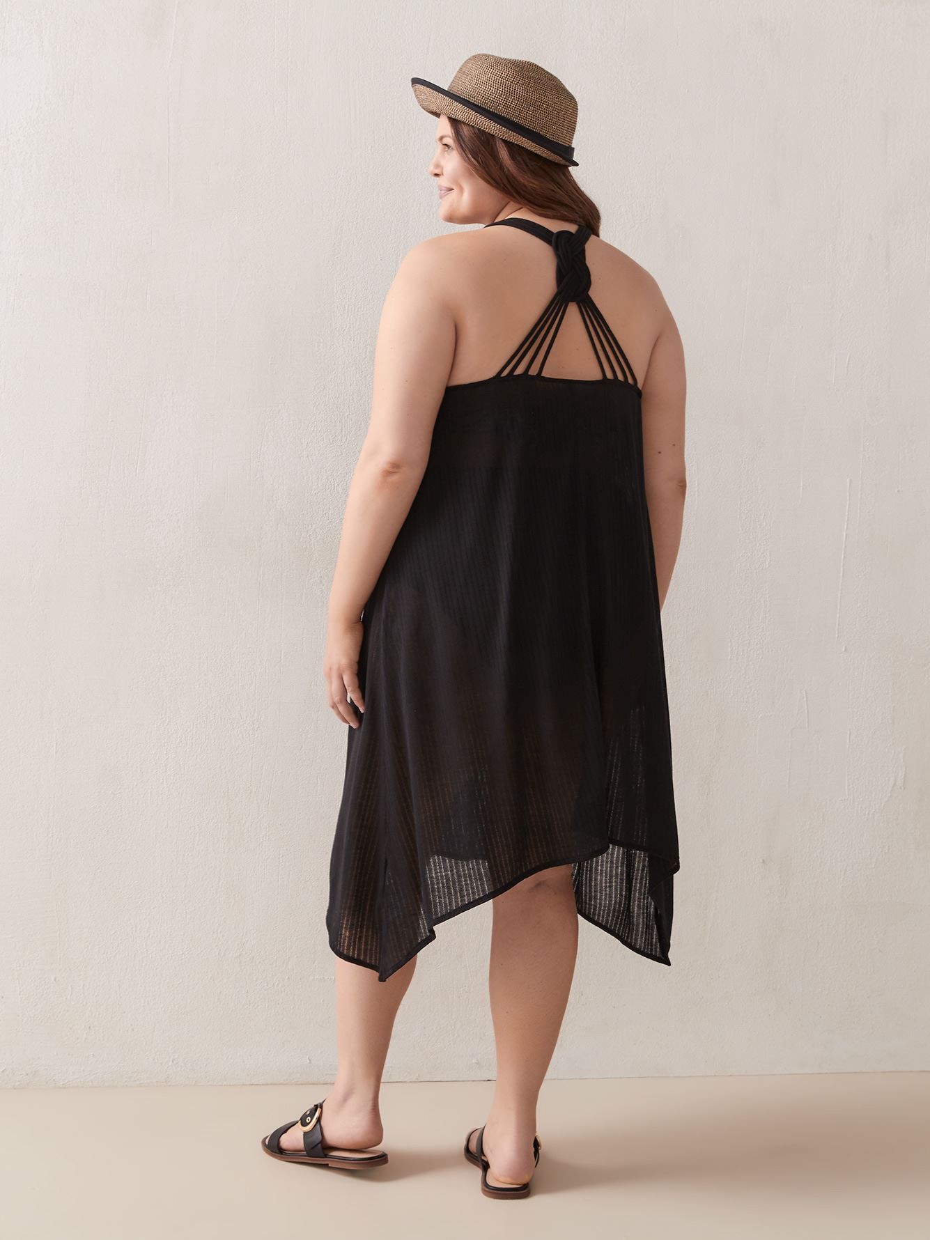Textured Swim CoverUp Dress In Every Story Penningtons