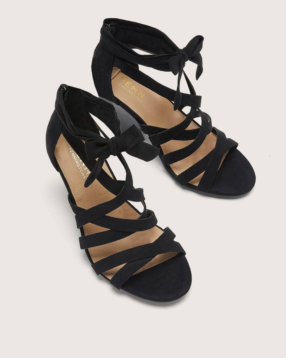 Extra Wide Width, Cone Heel Strap Sandal