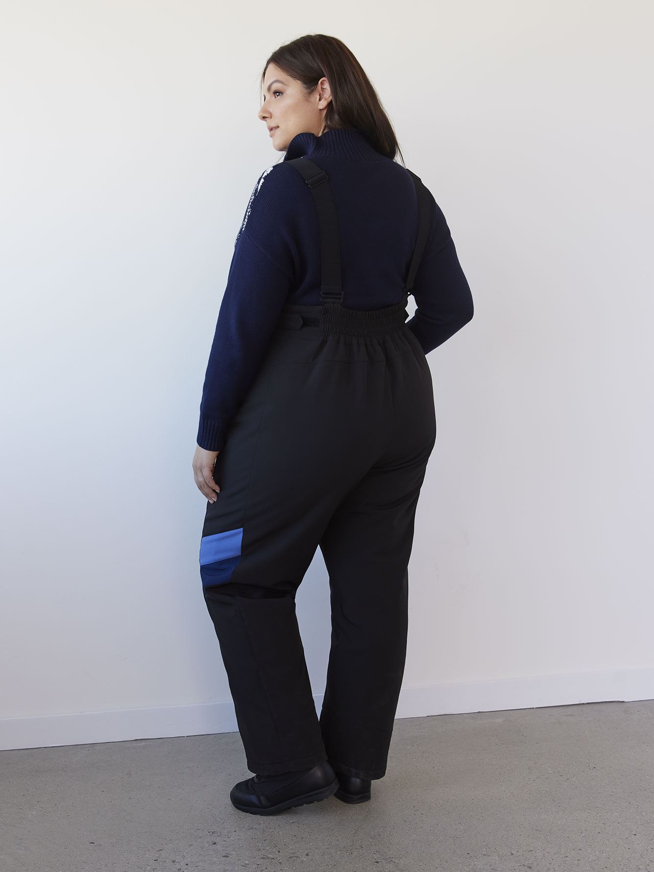 Responsible, Colourblock Snow Pant with Suspenders Active Zone