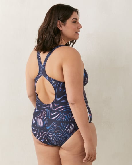 Responsible, Souleaf Graphic One Piece Swimsuit - adidas