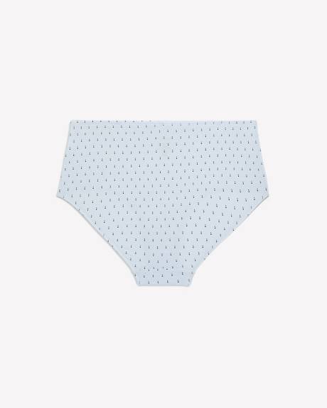 Pixel-Print Cotton Full Brief - ti Voglio