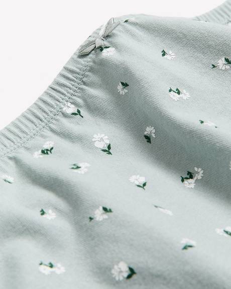 Culotte échancrée en coton à petites marguerites - ti Voglio