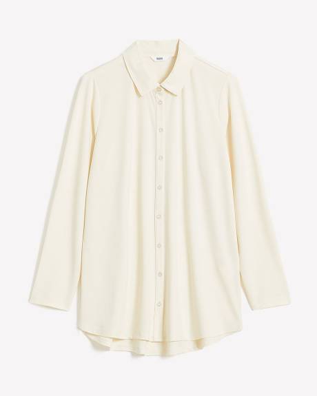 Buttoned-Down Knit Shirt