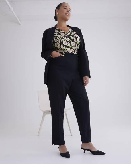 Pantalon nautique essentiel à taille haute et à jambe effilée