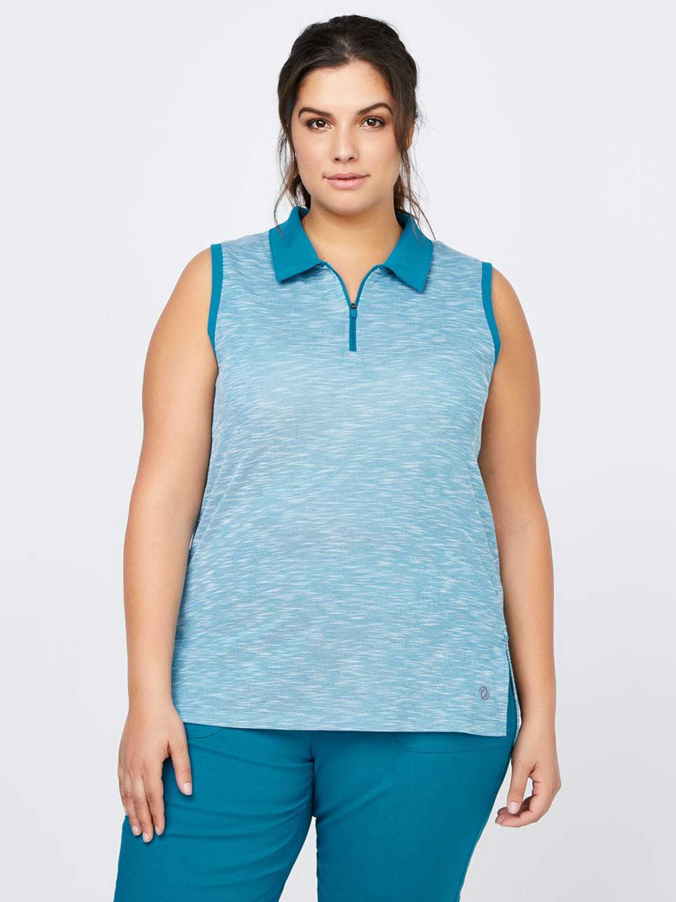 sleeveless golf shirts plus size