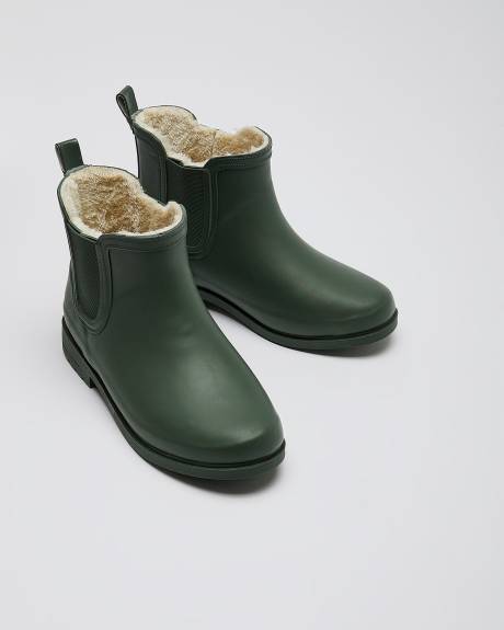 bottes pluie doublées