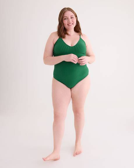 XPIT Summer Female One-Piece Swimsuits Closed Plus Size Swimwear