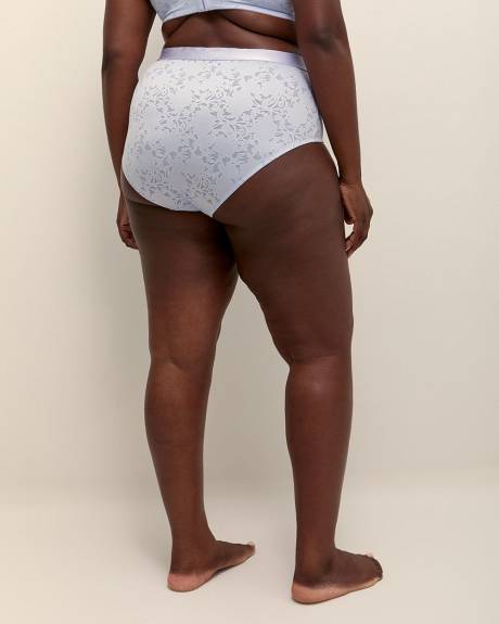 Blue Burnout Jacquard Full Brief - ti Voglio
