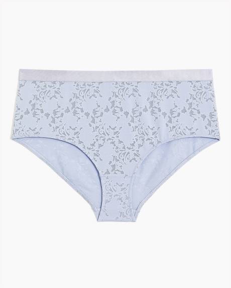 Blue Burnout Jacquard Full Brief - ti Voglio