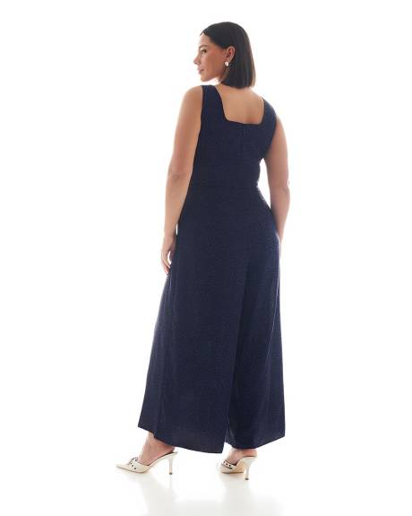 Woven Sleeveless Jumpsuit - Addition Elle