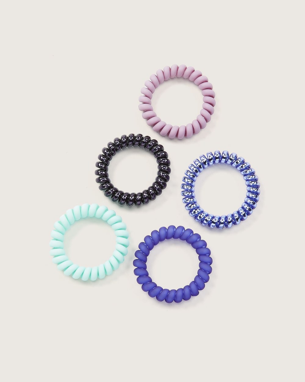 Coil Hair Elastics, Set of 5 Penningtons