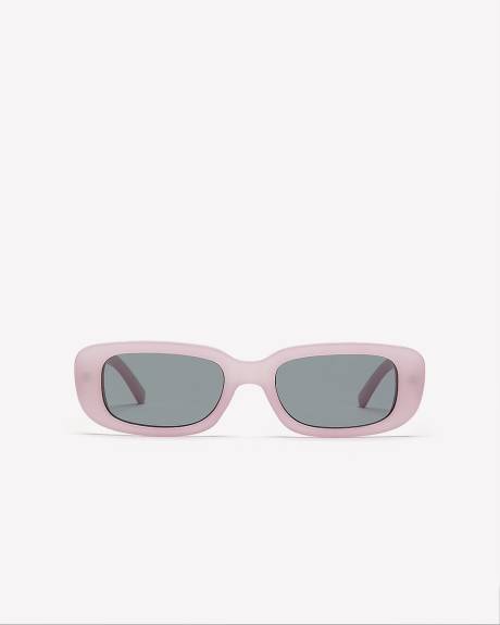 Square Frame Plastic Sunglasses