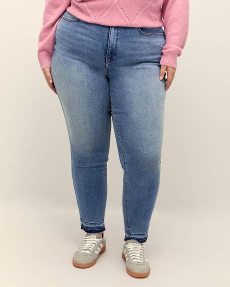 Jean usé à jambe étroite, coupe 1948, délavé moyen, tissu responsable - d/C JEANS