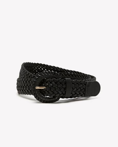 Black Braided Belt