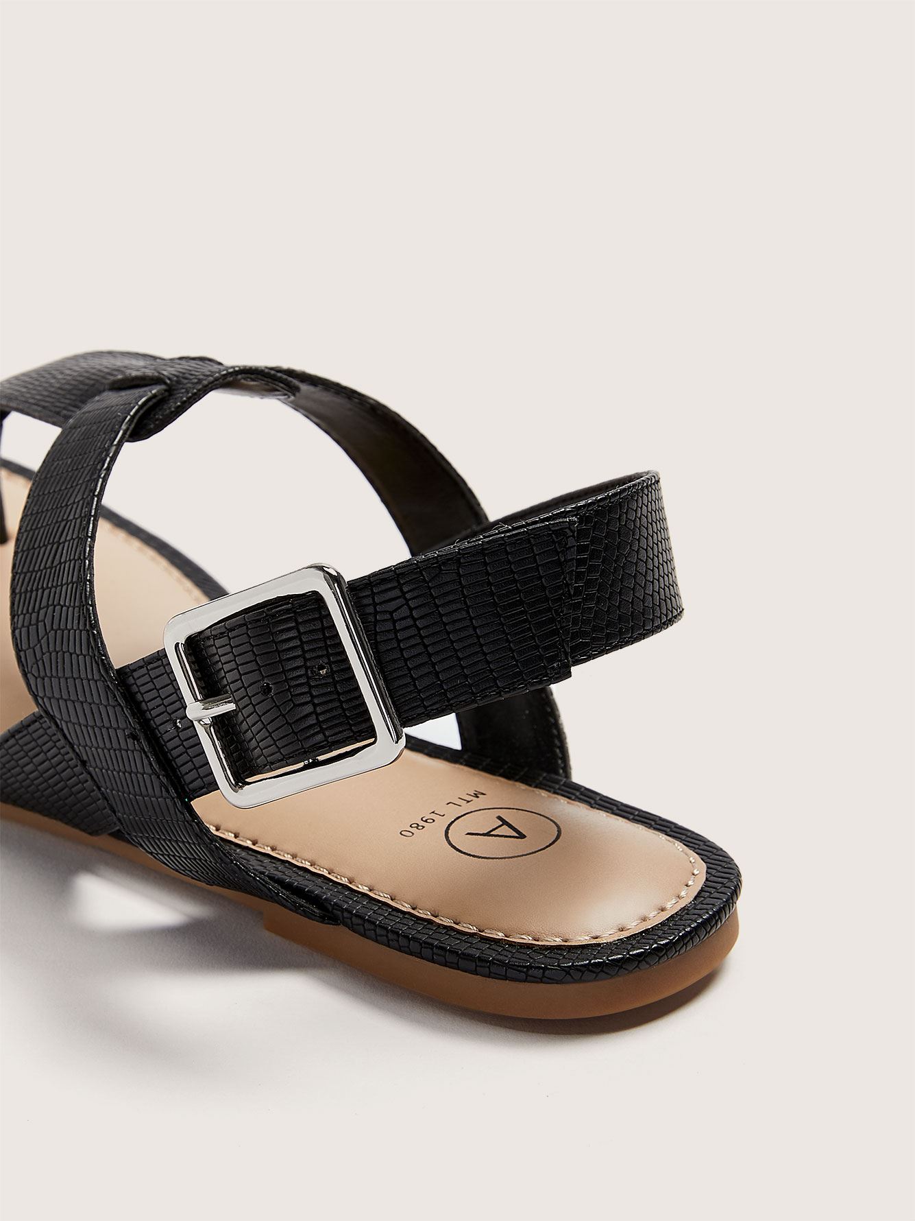 sandals with wide ankle strap