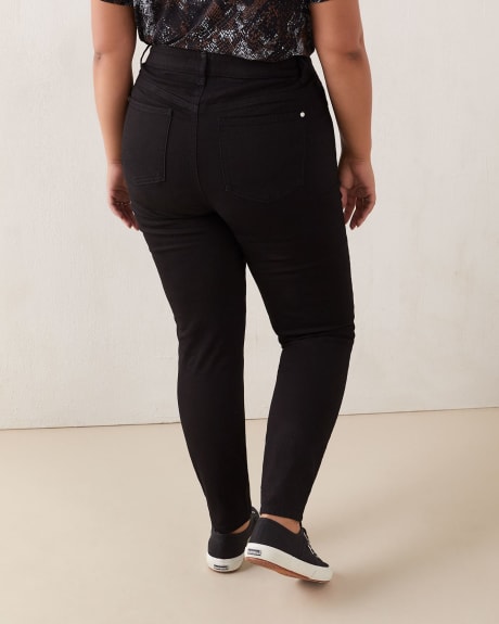 Stretchy Skinny-Leg Jeans, Black - Addition Elle