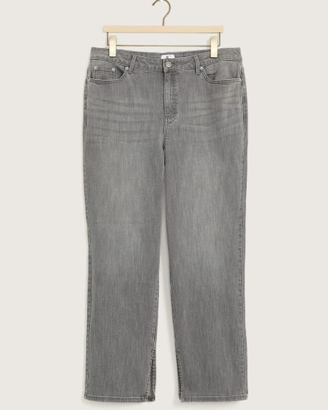 Jean gris à jambe droite avec fentes, coupe 1948, tissu responsable - d/C Jeans
