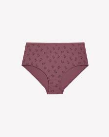 Dark Rose Cotton Brief with Teddy Bear Print - ti Voglio