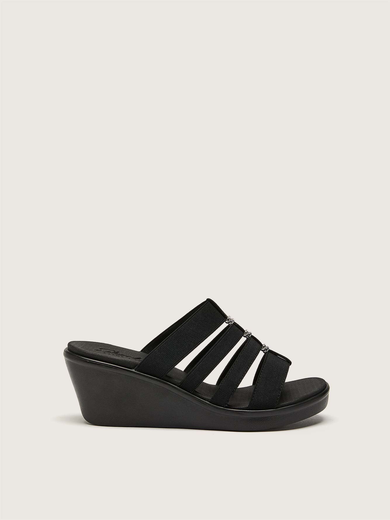 sandales compensées pieds larges