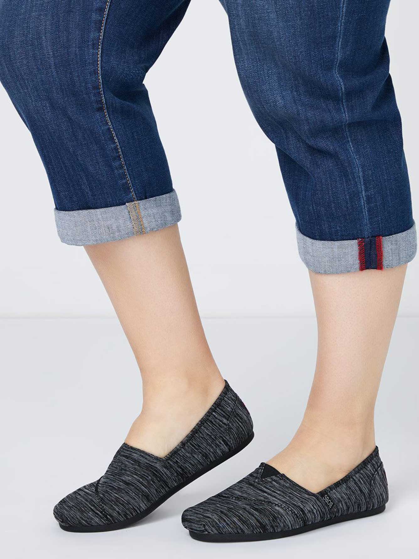 skechers slip on wide width