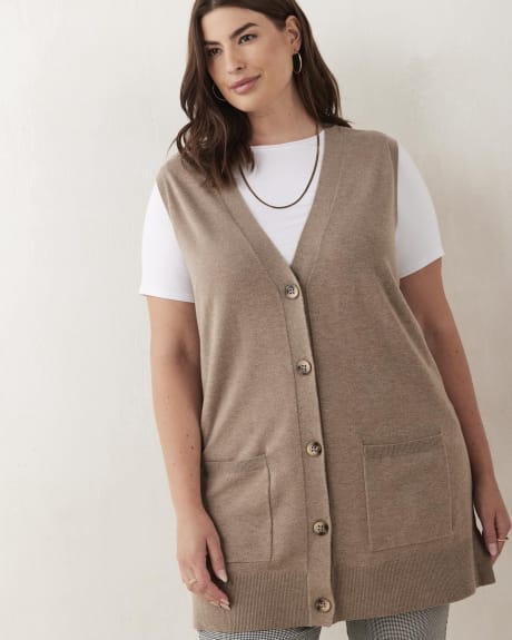 Buttoned Down Sweater Vest