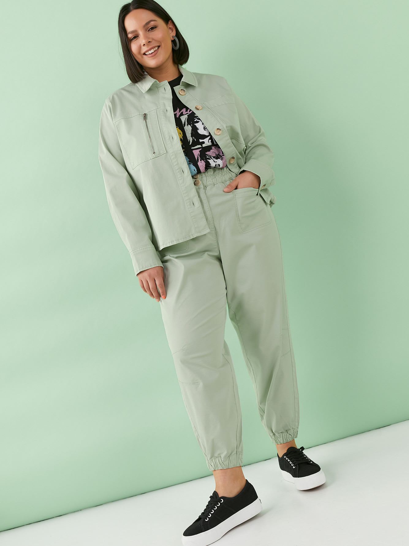 Responsible Cotton Trucker Jacket - Addition Elle | Penningtons