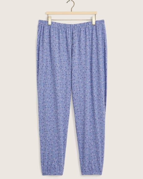 Pantalon pyjama imprimé de style jogger - ti Voglio