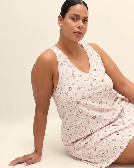 Pink Sleeveless Garfield Sleepshirt - ti Voglio
