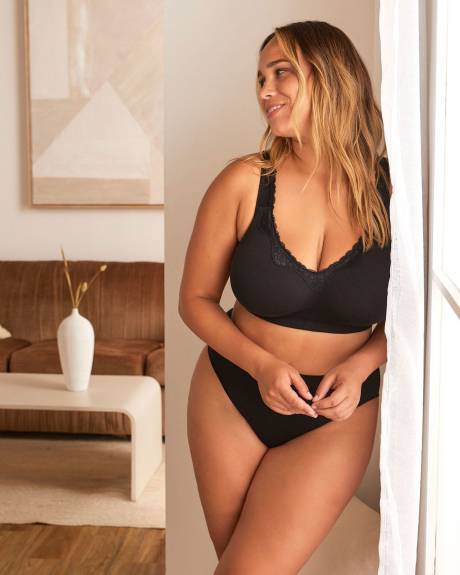 Soutien-gorge sans armatures en coton de base, tailles 50-52 - tiVOGLIO