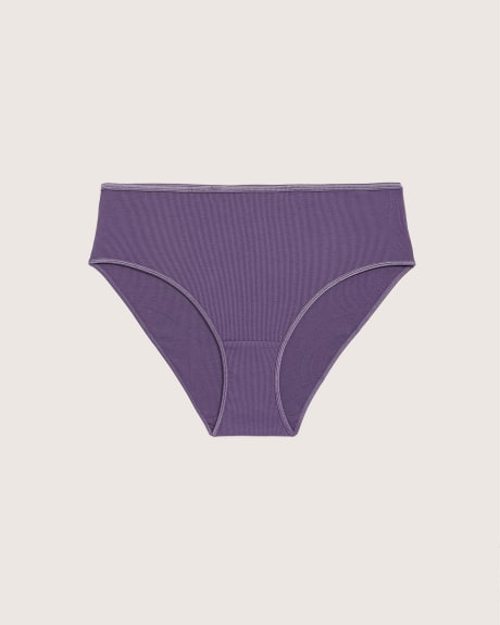 Ribbed Hipster Brief with Print - tiVOGLIO