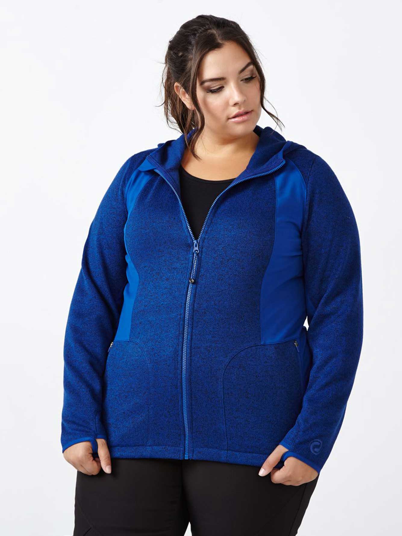 Sports PlusSize Zip Up Hoodie Penningtons