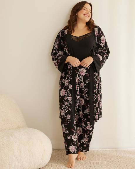 Responsible, Pajama Pant with Satin Waistband - Déesse Collection