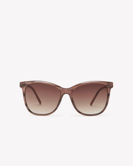 Round Wayfarer Tortoise Sunglasses