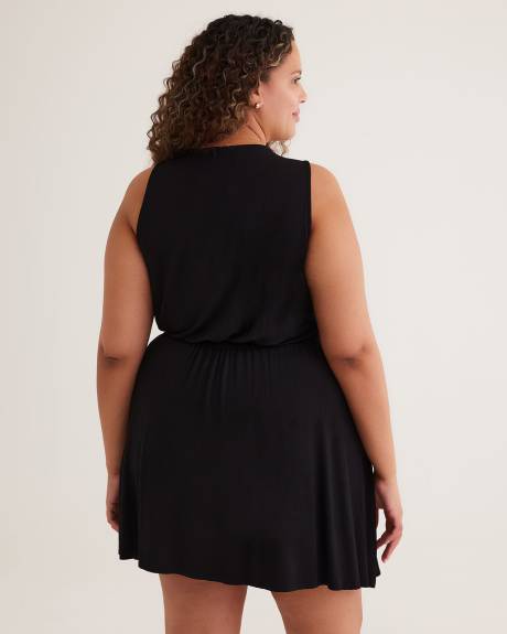 Responsible, Solid Slip Dress Cover-Up