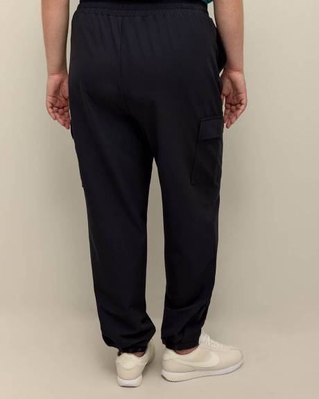 Pantalon cargo noir convertible - Active Zone