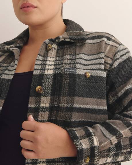 Wildest Venture Long Plaid Fleece Coat - Columbia